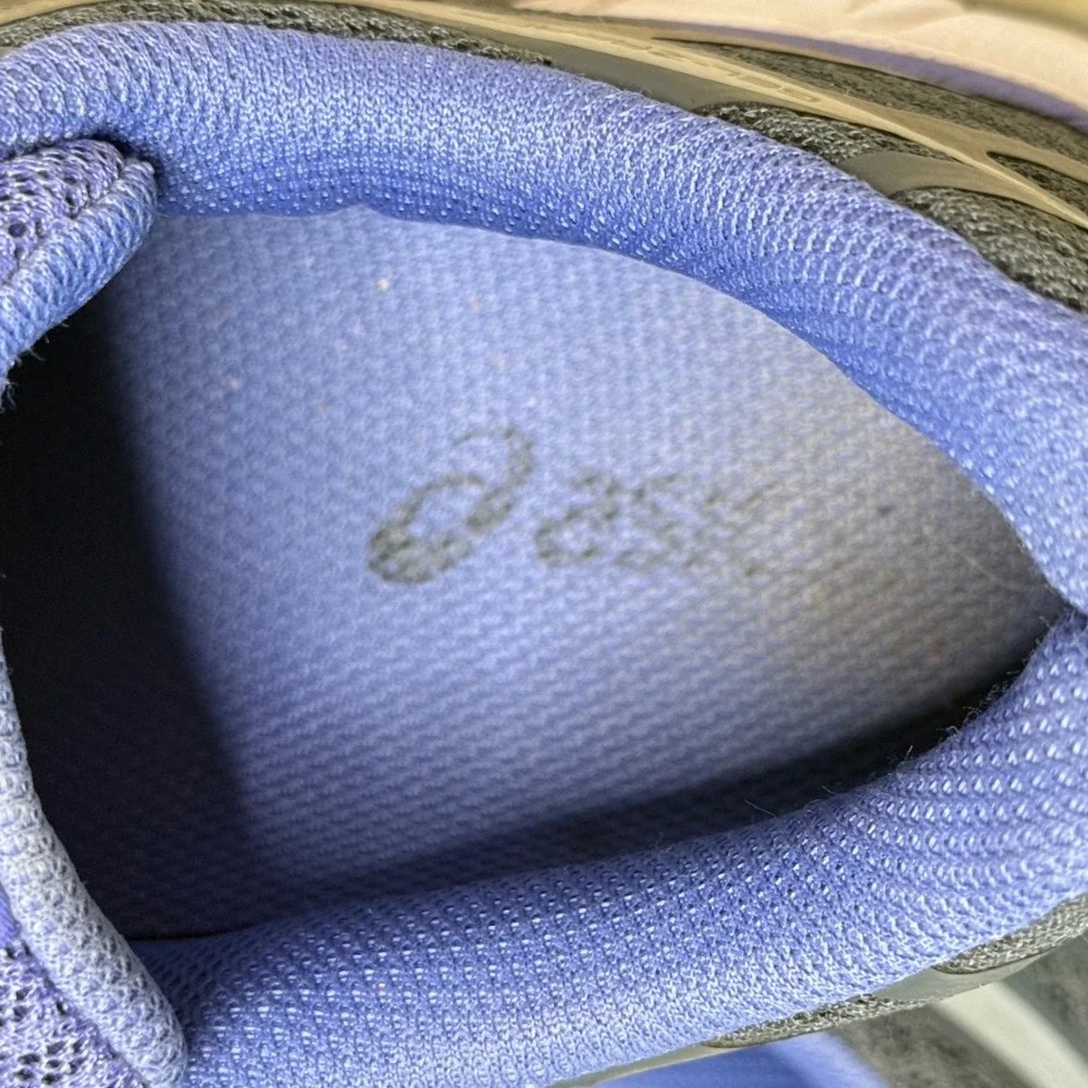 Asics Gel-Zaraca‎ Womens Running Shoes Grey Black Purple Low Top Sneakers